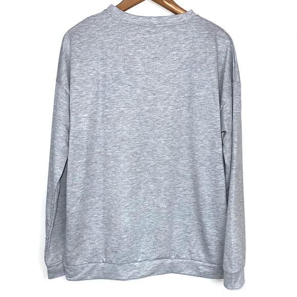 NEW Santa Claws Christmas Pullover Sweatshirt Size XL - Picture 7 of 10